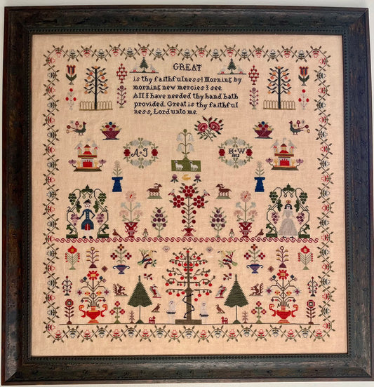 HW 1852 - Running With Needles & Scissors - Cross Stitch Pattern