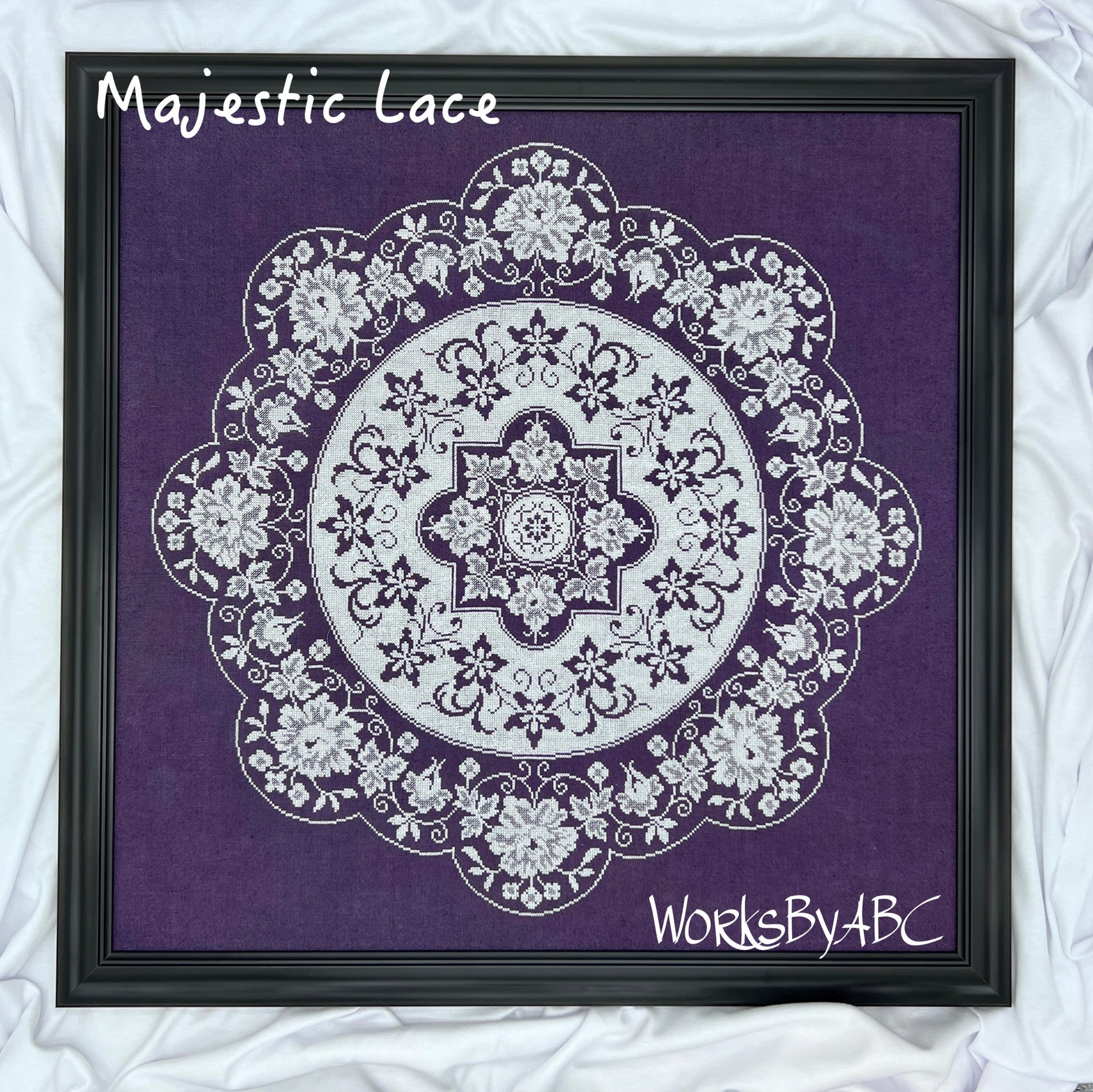 PRE-ORDER - Magestic Lace - Works by ABC - Cross Stitch Pattern, Needlecraft Patterns, The Crafty Grimalkin - A Cross Stitch Store