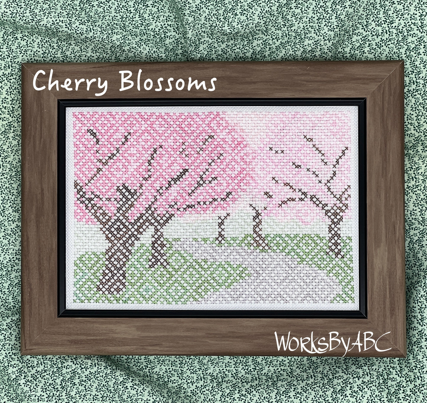 Cherry Blossoms - Works by ABC - Cross Stitch Pattern