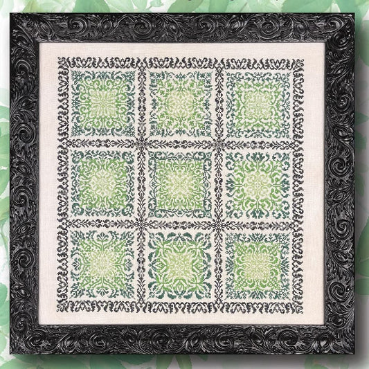 PRE-ORDER Jolly Green - Ink Circles - Cross Stitch Pattern, Needlecraft Patterns, Needlecraft Patterns, The Crafty Grimalkin - A Cross Stitch Store