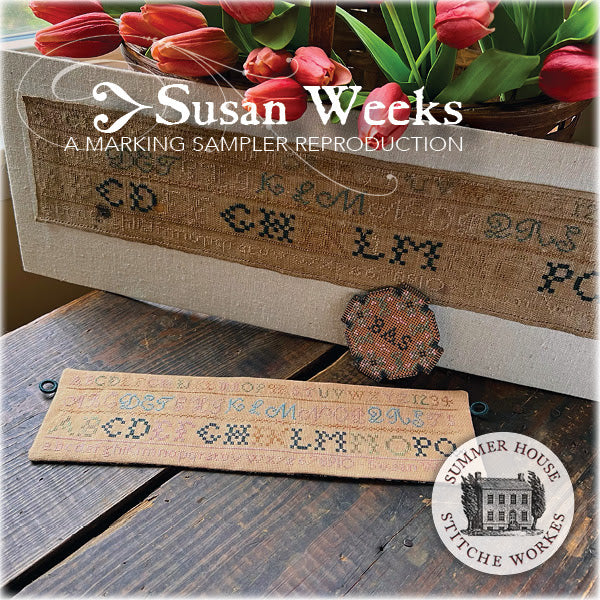 PRE-ORDER Susan Weeks - Summer House Stitche Works - Cross Stitch Pattern, Needlecraft Patterns, Needlecraft Patterns, The Crafty Grimalkin - A Cross Stitch Store