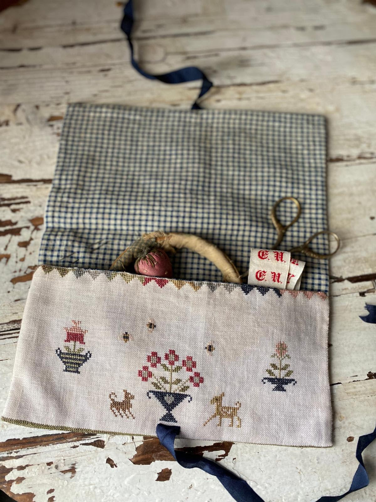 PRE-ORDER The Federal Sampler Sewing Bag - Stacy Nash Primitives - Cross Stitch Pattern, Needlecraft Patterns, Needlecraft Patterns, The Crafty Grimalkin - A Cross Stitch Store