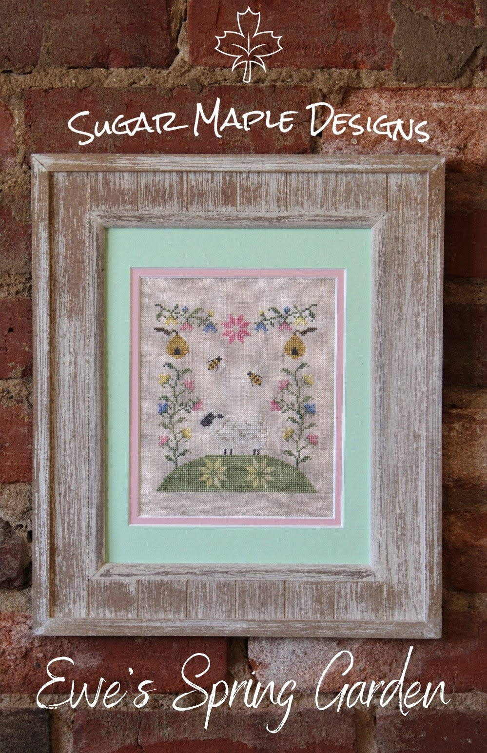 Ewe's Spring Garden - Sugar Maple Designs - Cross Stitch Pattern, The Crafty Grimalkin - A Cross Stitch Store