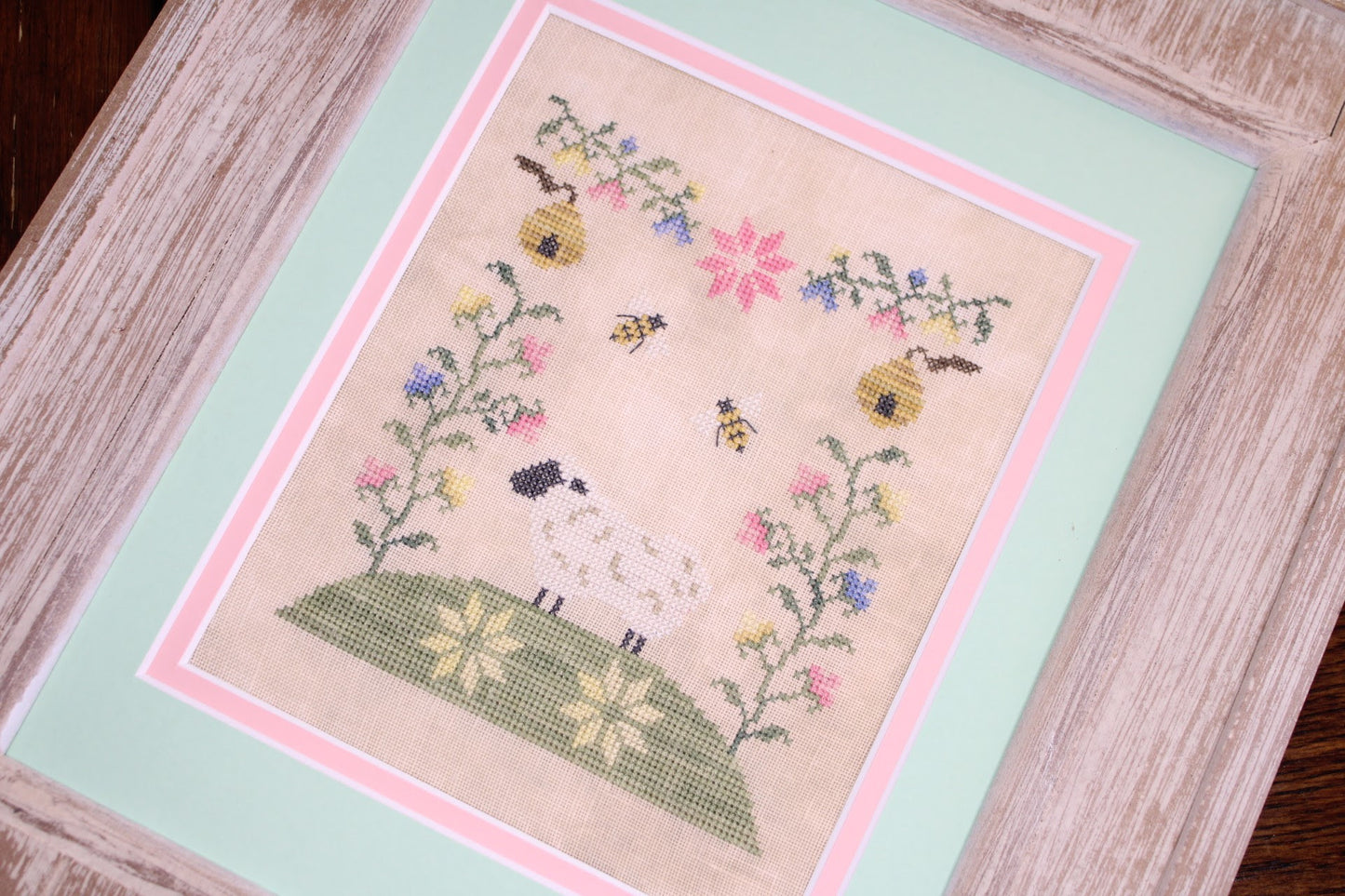 Ewe's Spring Garden - Sugar Maple Designs - Cross Stitch Pattern, The Crafty Grimalkin - A Cross Stitch Store