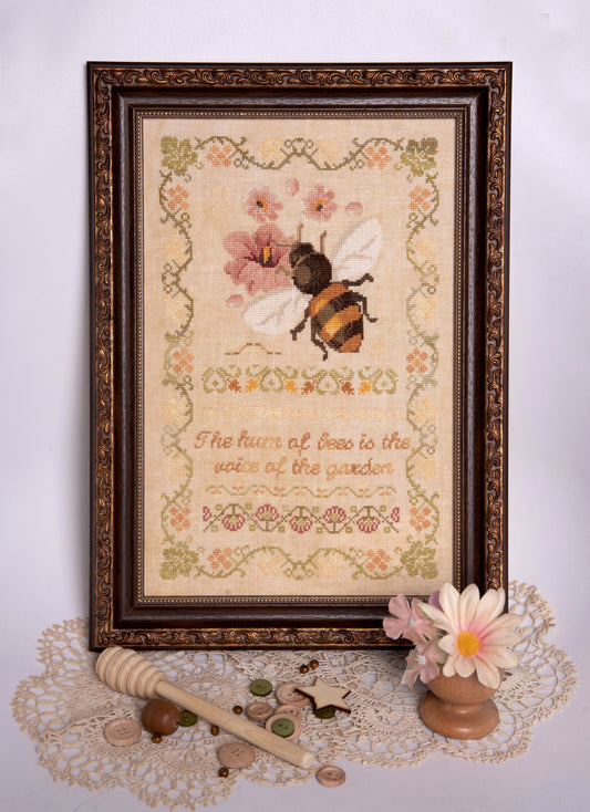 PREORDER The Voice of the Garden - Samplers and Primitives - Cross Stitch Pattern