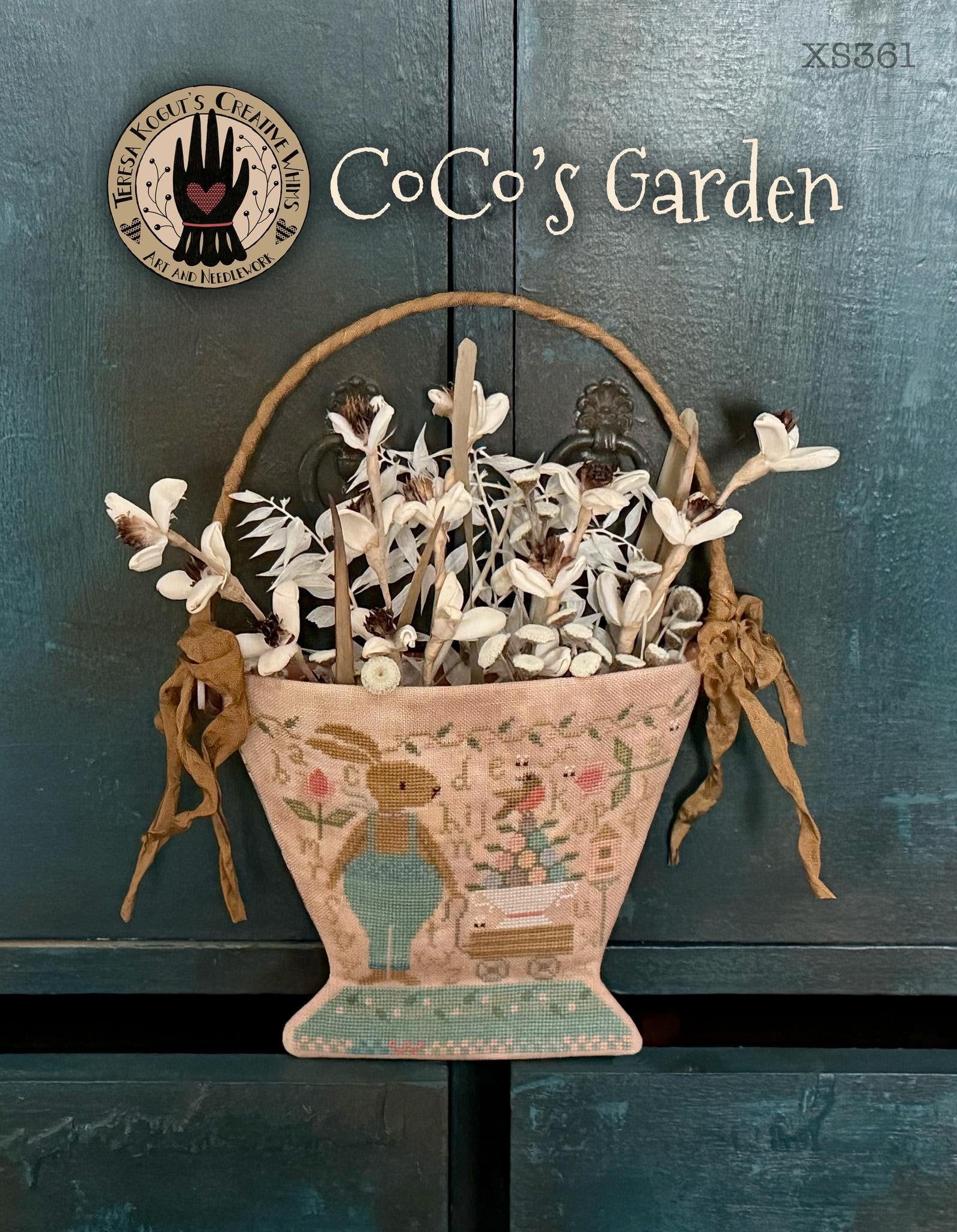 PREORDER Coco's Garden - Teresa Kogut - Cross Stitch Pattern, Needlecraft Patterns, The Crafty Grimalkin - A Cross Stitch Store