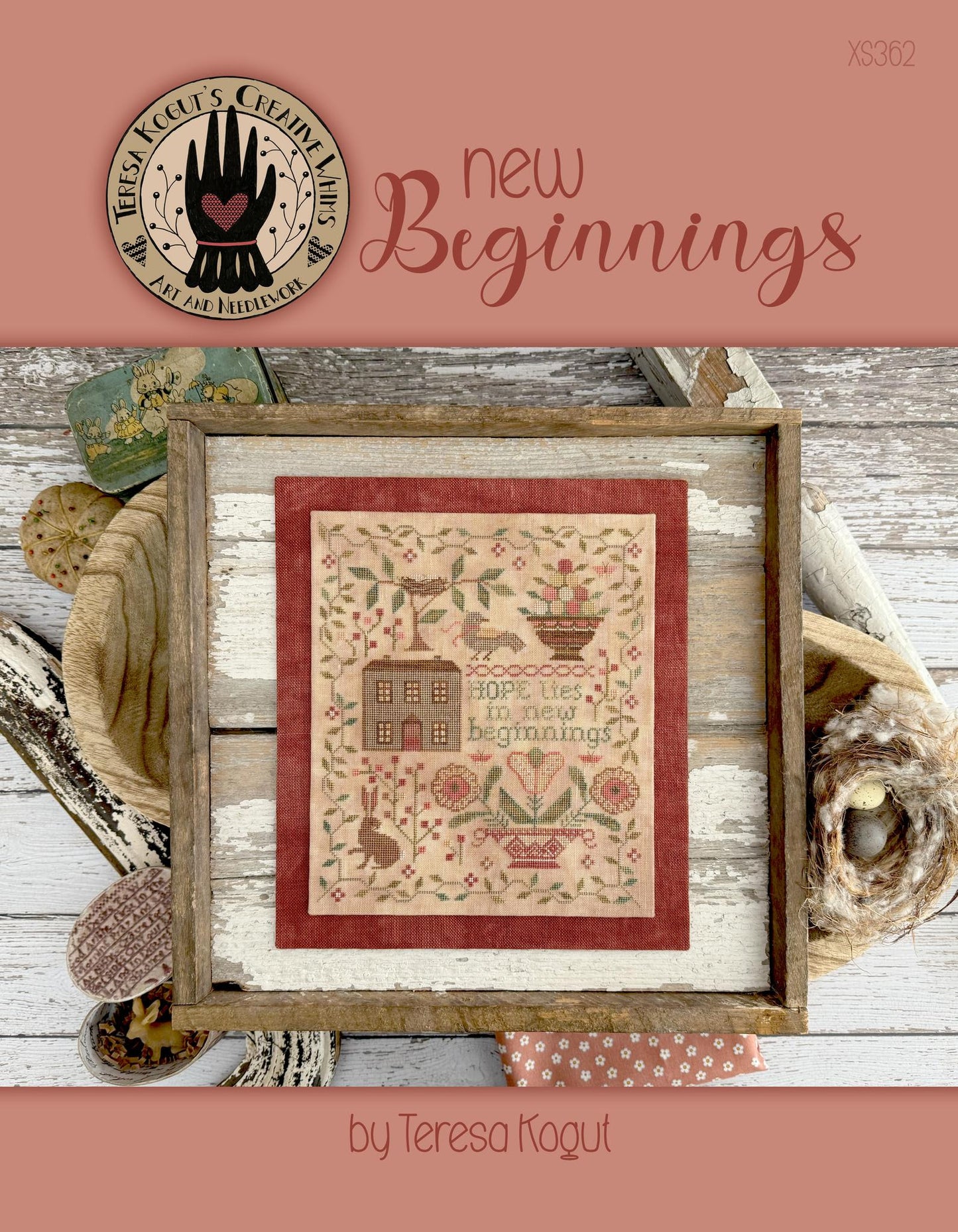 PREORDER New Beginnings - Teresa Kogut - Cross Stitch Pattern, Needlecraft Patterns, The Crafty Grimalkin - A Cross Stitch Store