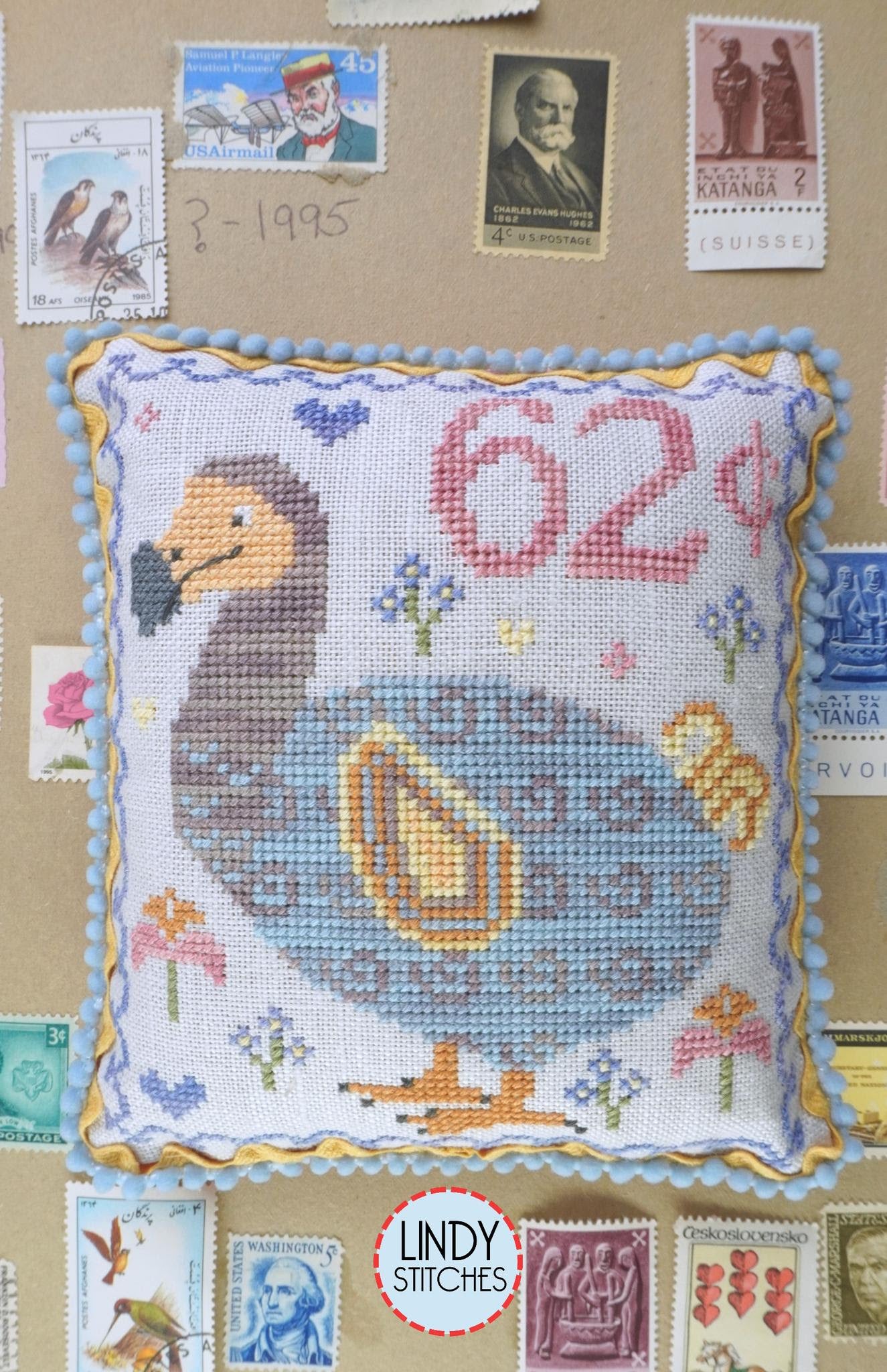 PREORDER April Dodo - Lindy Stitches - Cross Stitch Pattern, Needlecraft Patterns, The Crafty Grimalkin - A Cross Stitch Store