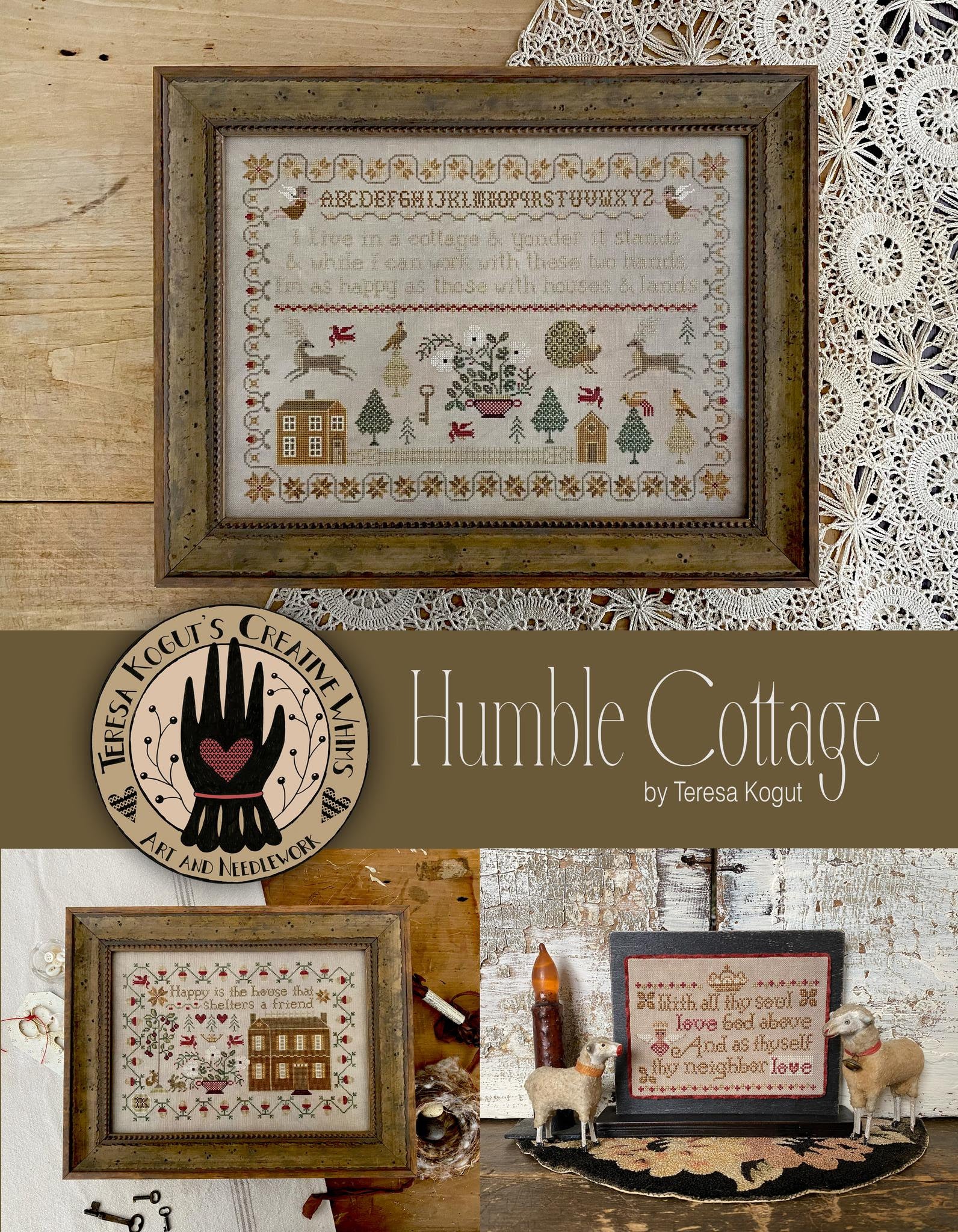 PREORDER Humble Cottage - Teresa Kogut - Cross Stitch Pattern, Needlecraft Patterns, The Crafty Grimalkin - A Cross Stitch Store