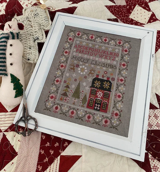 Merry Christmas Sampler - Pansy Patch Quilts and Stitchery - Cross Stitch Pattern, Needlecraft Patterns, The Crafty Grimalkin - A Cross Stitch Store