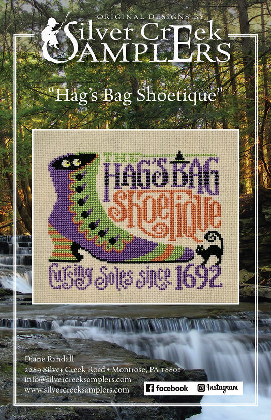 Hag's Bag Shoetique - Silver Creek Samplers - Cross Stitch Pattern