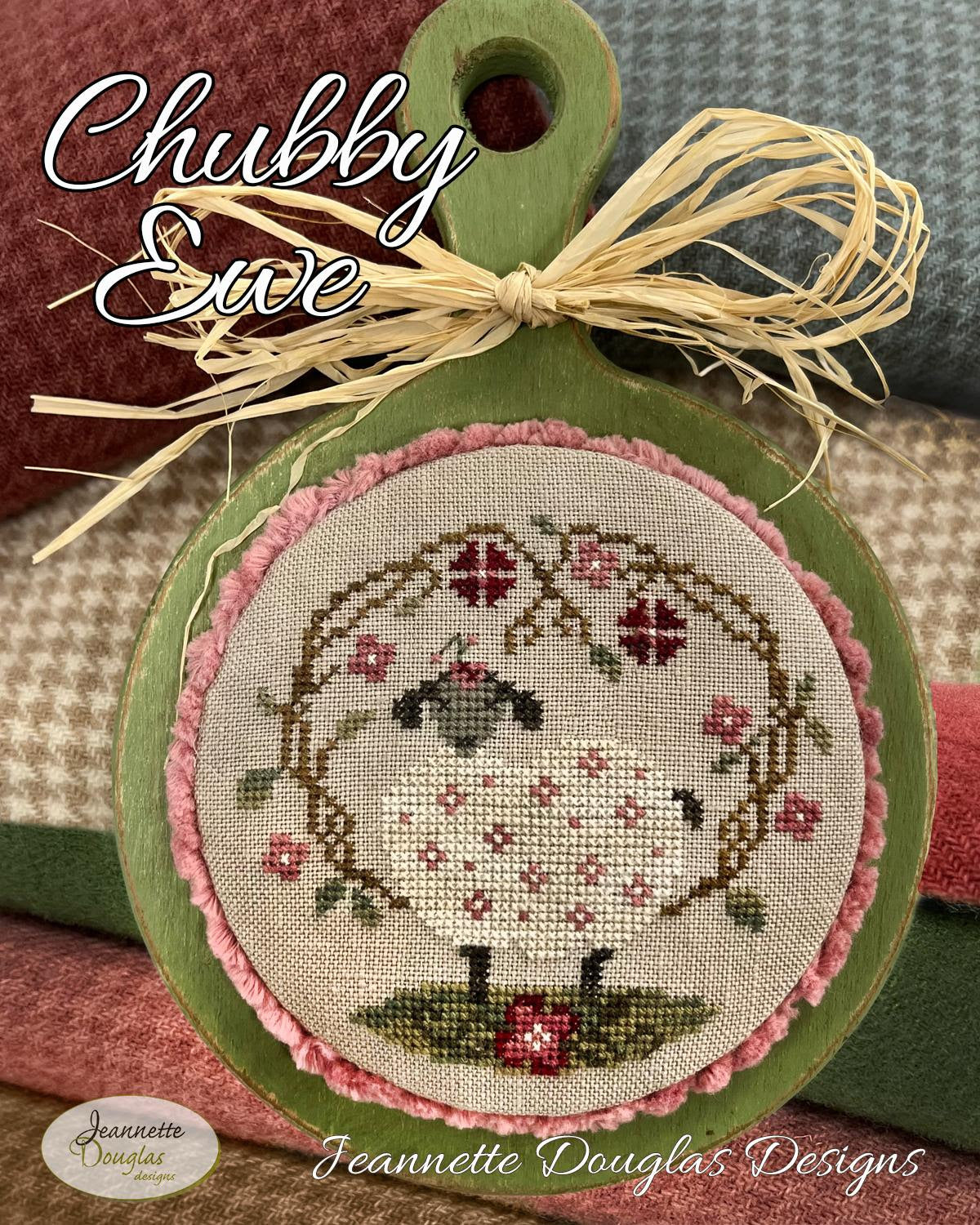 PREORDER Chubby Ewe - Jeannette Douglas - Cross Stitch Pattern, Needlecraft Patterns, The Crafty Grimalkin - A Cross Stitch Store