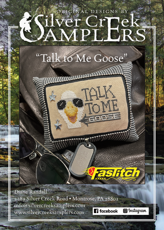 Talk to Me Goose - Silver Creek Samplers - Cross Stitch Pattern