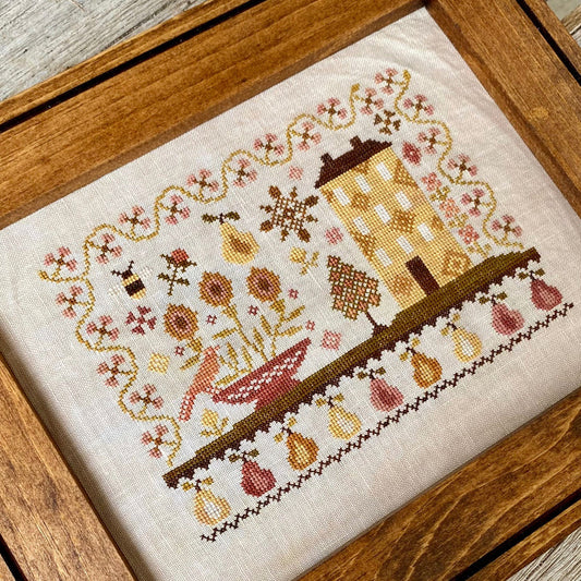 House on Pear Hill - Blueberry Ridge Design - Cross Stitch Pattern, Needlecraft Patterns, The Crafty Grimalkin - A Cross Stitch Store