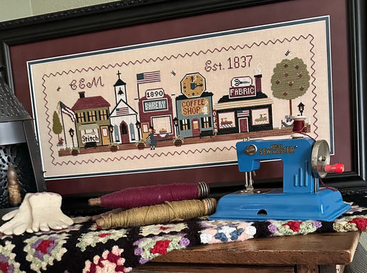 Main Street - Finally a Farmgirl - Cross Stitch Pattern