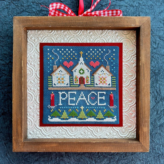 Peace in the Village - Sweet Wing Studio - Cross Stitch Pattern