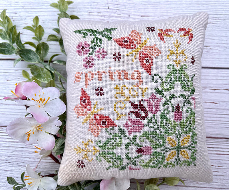 PREORDER Spring Sunshine - Jan Hicks Creates - Cross Stitch Pattern, Needlecraft Patterns, The Crafty Grimalkin - A Cross Stitch Store