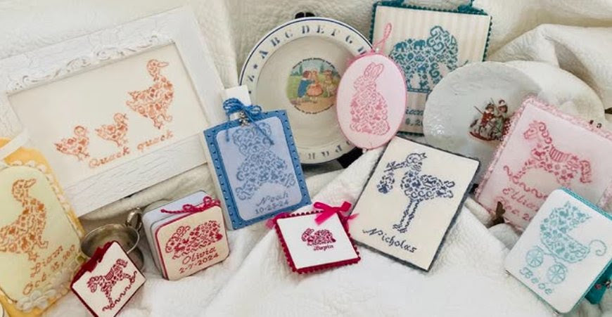 PREORDER  French Baby Samplers - JBW Designs - Cross Stitch Pattern, Needlecraft Patterns, The Crafty Grimalkin - A Cross Stitch Store