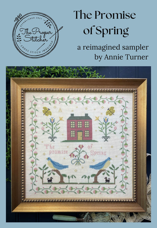 PRE-ORDER The Promise of Spring by The Proper Stitcher - Cross Stitch Pattern, Needlecraft Patterns, The Crafty Grimalkin - A Cross Stitch Store