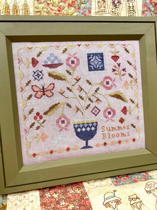 Summer Blooms - Blueberry Ridge Design - Cross Stitch Pattern