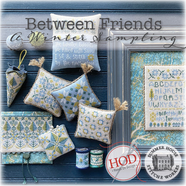 PREORDER Between Friends, Winter Sampling - Hands on Design - Cross Stitch Pattern, Needlecraft Patterns, The Crafty Grimalkin - A Cross Stitch Store