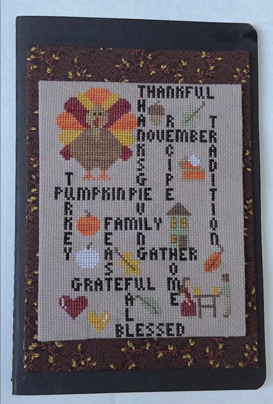 Words to Live By- Thanksgiving Edition - Sambrie Stitches  - Cross Stitch Pattern