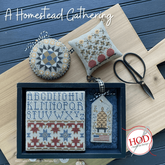 A Homestead Gathering - Hands on Design - Cross Stitch Pattern, Needlecraft Patterns, Needlecraft Patterns, The Crafty Grimalkin - A Cross Stitch Store