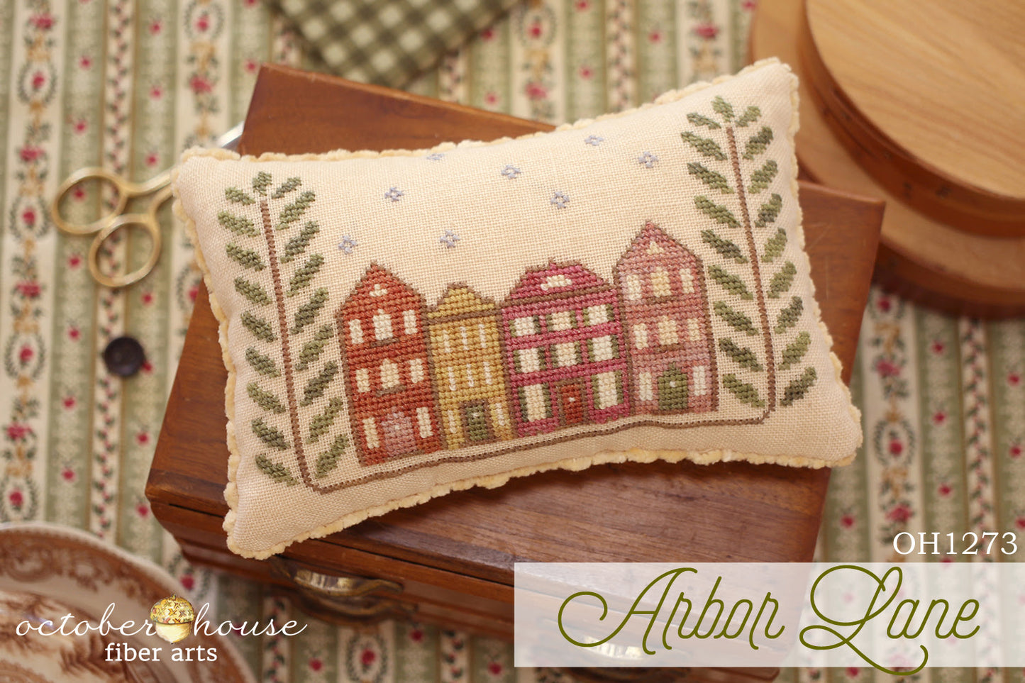 Arbor Lane - October House Fiber Arts - Cross Stitch Pattern