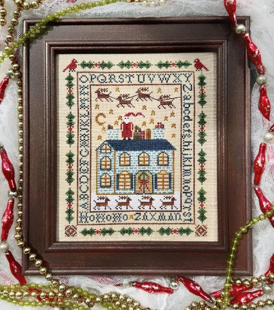 Visit from St. Nick - Hello From Liz Mathews/Kathy Barrick - Cross Stitch Pattern