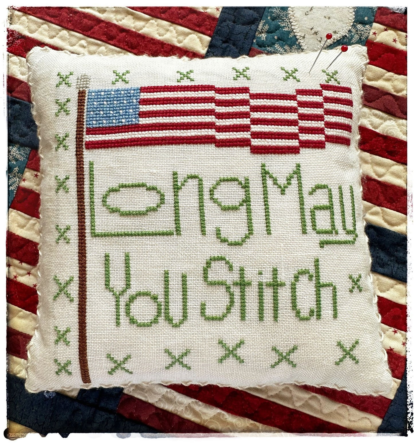 PRE-ORDER Long May You Stitch - Lucy Beam Love in Stitches - Cross Stitch Pattern, Needlecraft Patterns, The Crafty Grimalkin - A Cross Stitch Store