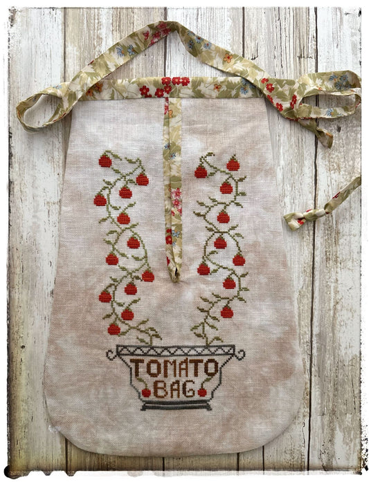 PRE-ORDER Tomato Bag - Lucy Beam Love in Stitches - Cross Stitch Pattern, Needlecraft Patterns, The Crafty Grimalkin - A Cross Stitch Store