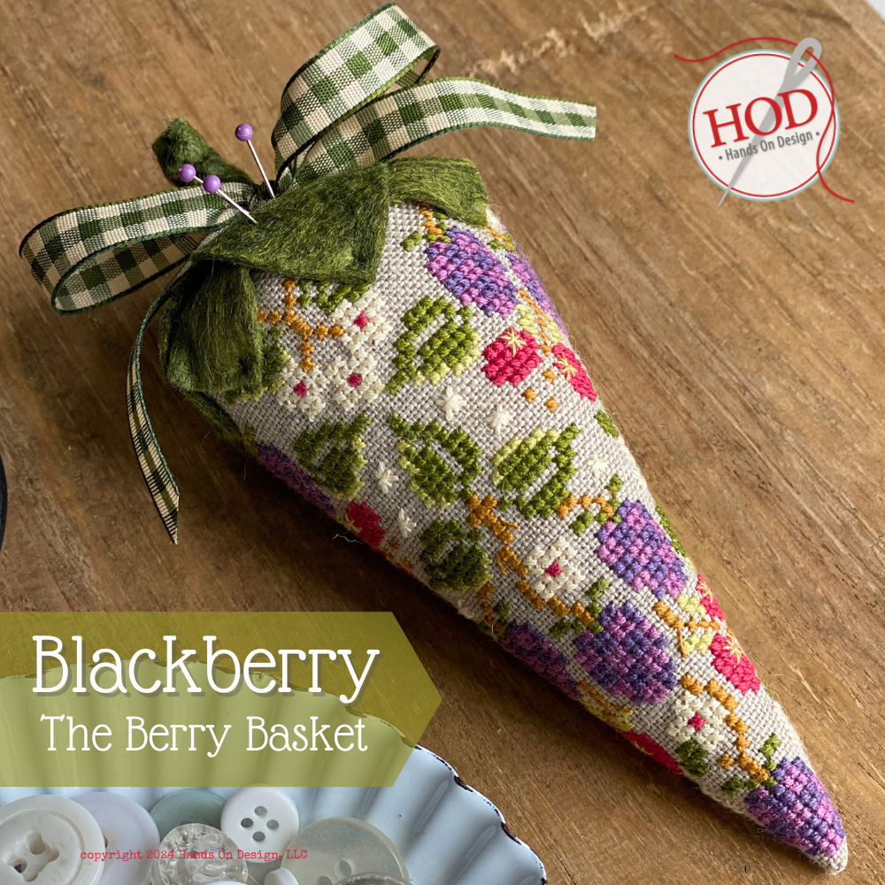 PRE-ORDER The Blackberry - The Berry Basket - Hands on Design - Cross Stitch, Needlecraft Patterns, Needlecraft Patterns, The Crafty Grimalkin - A Cross Stitch Store