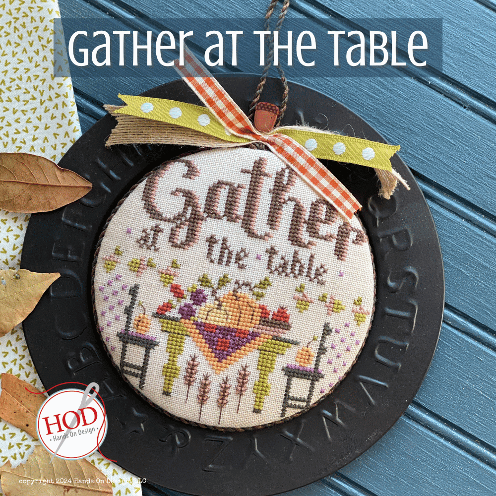 PRE-ORDER  Gather at the Table - Hands on Design - Cross Stitch, Needlecraft Patterns, Needlecraft Patterns, The Crafty Grimalkin - A Cross Stitch Store