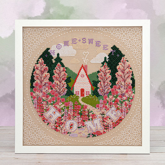 PREORDER Home Sweet Home - Counting Puddles - Cross Stitch Pattern, Needlecraft Patterns, The Crafty Grimalkin - A Cross Stitch Store