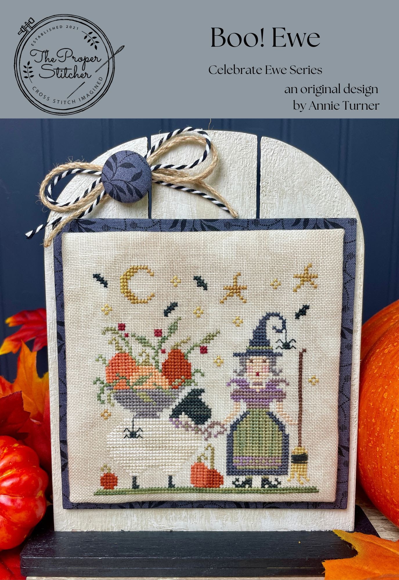 Boo! Ewe - The Proper Stitcher - Cross Stitch Pattern