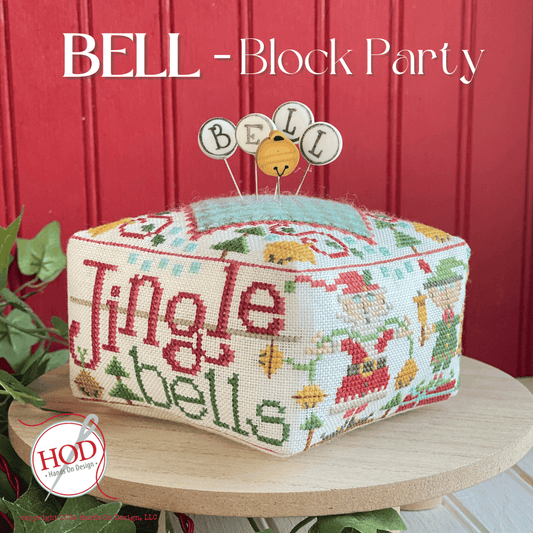 Bell,  Block Party Series- Hands on Design - Cross Stitch Pattern