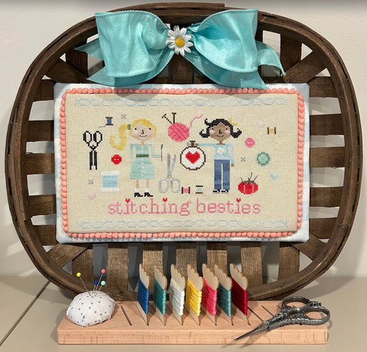 PREORDER Stitching Besties - Emily Call - Cross Stitch Pattern