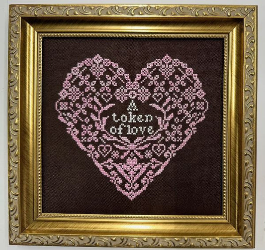 PRE-ORDER A Token of Love ~ Quaker Heart - Mindful Needle - Cross Stitch Pattern, Needlecraft Patterns, The Crafty Grimalkin - A Cross Stitch Store