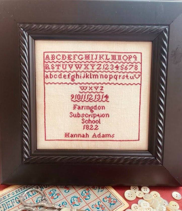 PREORDER English Schoolgirl Sampler - JBW Designs - Cross Stitch Pattern, Needlecraft Patterns, The Crafty Grimalkin - A Cross Stitch Store