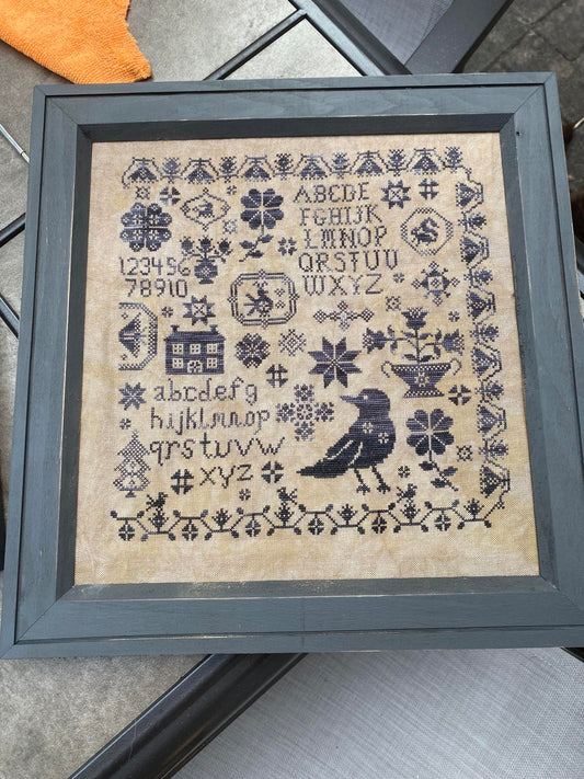 Black Bird Sampler - Pansy Patch Quilts and Stitchery - Cross Stitch Pattern