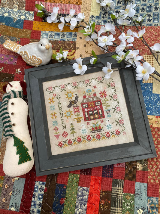 Winter Garden at Cranberry Manor - Pansy Patch Quilts and Stitchery - Cross Stitch Pattern