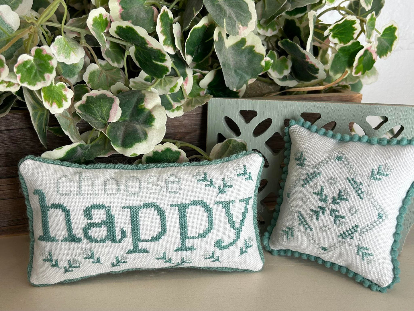 PREORDER Choose Happy - Emily Call - Cross Stitch Pattern, Books, The Crafty Grimalkin - A Cross Stitch Store