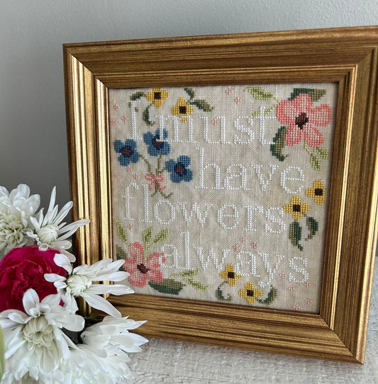 PREORDER Flowers Always - Emily Call - Cross Stitch Pattern