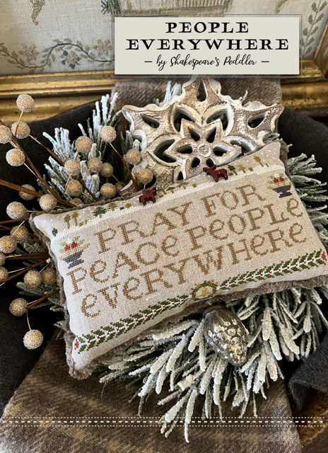 PREORDER People Everywhere  - Shakespeare's Peddler - Cross Stitch Pattern