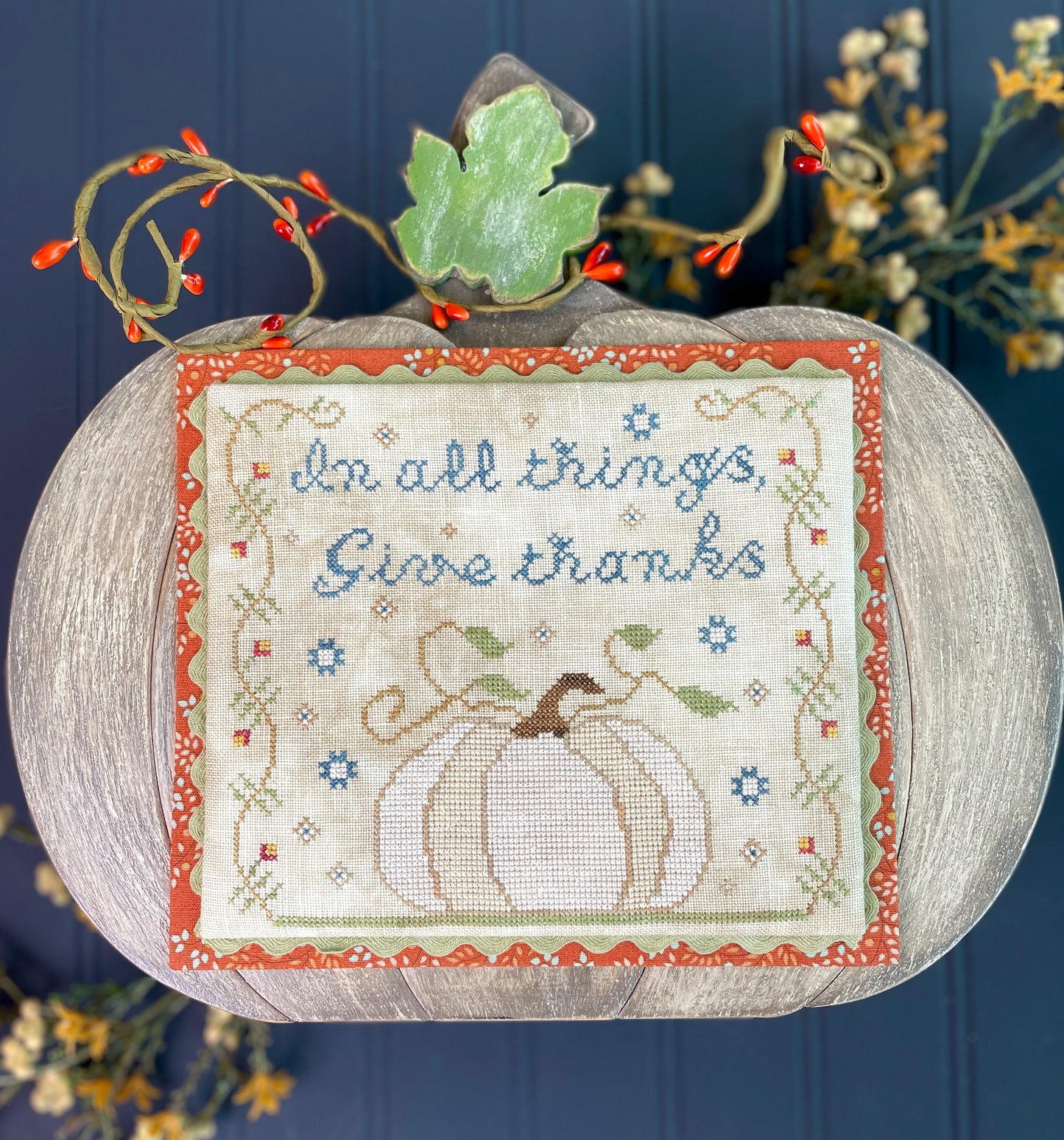 Give Thanks - The Proper Stitcher - Cross Stitch Pattern