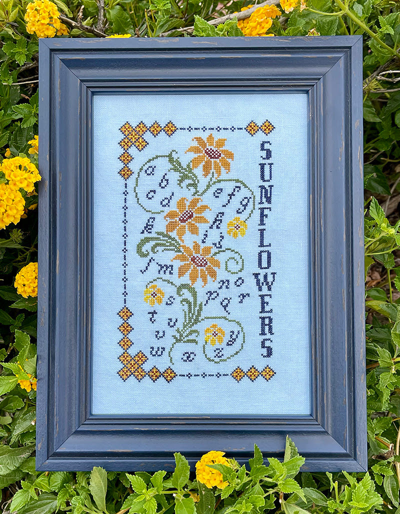 Sunflower Medley - Jan Hicks  - Cross Stitch Pattern