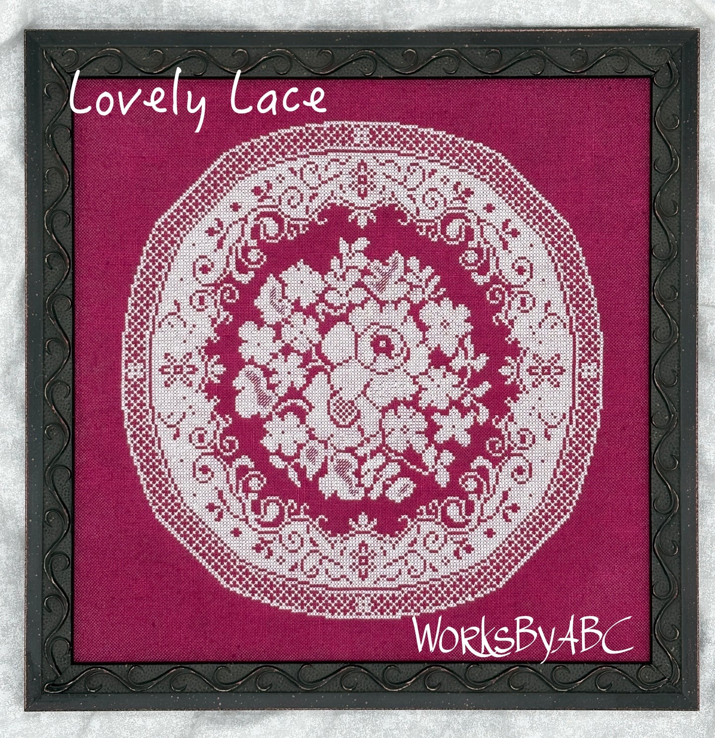 PREORDER Lovely Lace -  Works by ABC - Cross Stitch Pattern, Needlecraft Patterns, The Crafty Grimalkin - A Cross Stitch Store