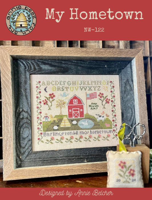 PREORDER My Hometown - Annie Beez - Cross Stitch Pattern, Needlecraft Patterns, The Crafty Grimalkin - A Cross Stitch Store