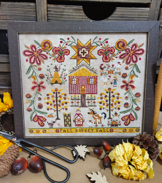 Fall Sweet Fall - Quaint Rose NeedleArts - Cross Stitch Pattern