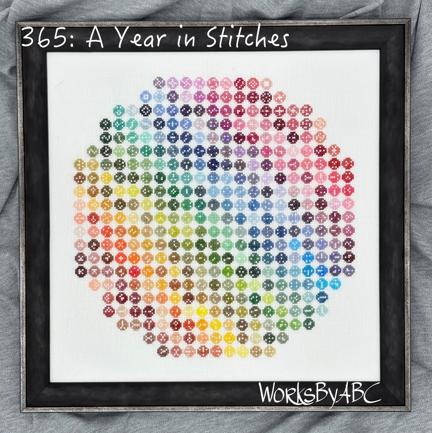 PREORDER 365 Year in Stitches Works by ABC - Cross Stitch Pattern, Needlecraft Patterns, The Crafty Grimalkin - A Cross Stitch Store